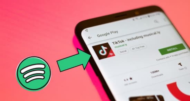 Spotify content may now be shared directly to TikTok