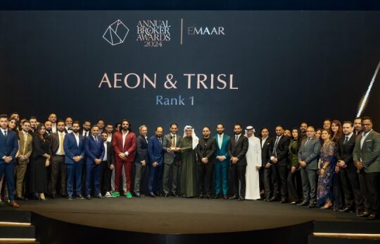 Aeon & Trisl Group Makes History, Secures No.1 Spot at Emaar Awards for Second Consecutive Year and Sixth Consecutive Quarter with Record- Breaking Sales Performance